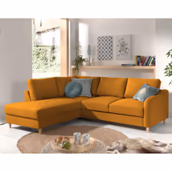 Best Mobilier Will, Couleur rouille, Tissu, Bois, 2280 mm, 1970 mm, 840 mm