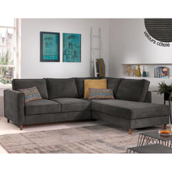 Best Mobilier Jake Canapé d'angle 5 siège(s) Couleur rouille