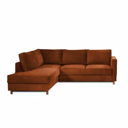 Best Mobilier Jake Canapé d'angle 5 siège(s) Vert - Vue supplémentaire 7