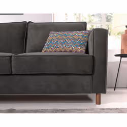 Best Mobilier Jake Canapé d'angle 5 siège(s) Couleur rouille - Vue supplémentaire 4