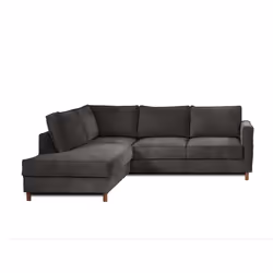 Best Mobilier Jake Canapé d'angle 5 siège(s) Couleur rouille - Vue supplémentaire 6