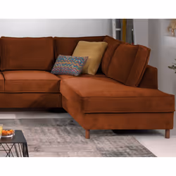 Best Mobilier Jake Canapé d'angle 7 siège(s) Vert - Vue supplémentaire 5