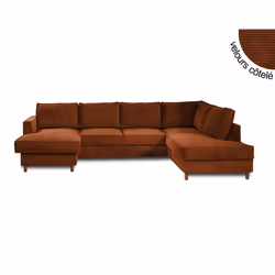 Best Mobilier Jake Canapé d'angle 7 siège(s) Vert - Vue supplémentaire 6