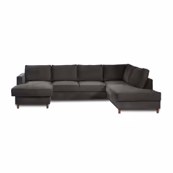 Best Mobilier Jake Canapé d'angle 7 siège(s) Couleur rouille - Vue supplémentaire 7
