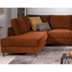 Best Mobilier Jake Canapé d'angle 7 siège(s) Vert - Vue supplémentaire 5