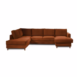 Best Mobilier Jake Canapé d'angle 7 siège(s) Vert - Vue supplémentaire 7