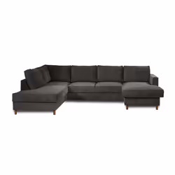 Best Mobilier Jake Canapé d'angle 7 siège(s) Couleur rouille - Vue supplémentaire 7