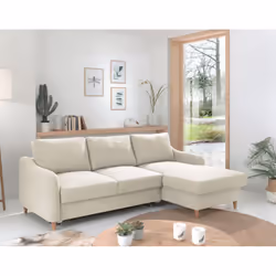Best Mobilier Will, Gris, Tissu, Bois, 2210 mm, 1480 mm, 840 mm