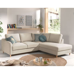 Best Mobilier Will Canapé d'angle 5 siège(s) Gris
