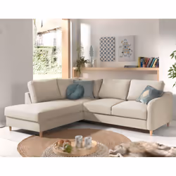 Best Mobilier Will, Gris, Tissu, Bois, 2280 mm, 1970 mm, 840 mm