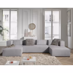 Best Mobilier Stella 7 siège(s) Gris
