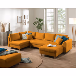 Best Mobilier Rune, Couleur rouille, Tissu, Bois, Bois, 3100 mm, 1610 mm