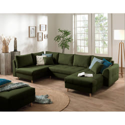 Best Mobilier Stella Canapé d'angle 4 siège(s) Marron