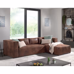 Best Mobilier Stella, Marron, Microfibre, Plastique, 2620 mm, 1760 mm, 640 mm