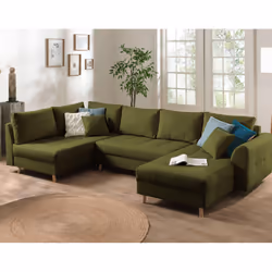 Best Mobilier Rune, Vert, Tissu, Bois, Bois, 3100 mm, 1610 mm