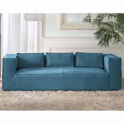 Best Mobilier Stella, Beige, Velours, Bois, Plastique, 2300 mm, 920 mm