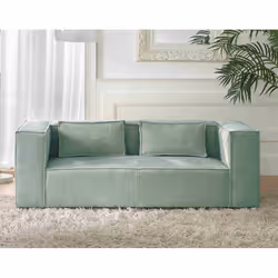 Best Mobilier Stella, Gris, Velours, Bois, Plastique, 1960 mm, 920 mm