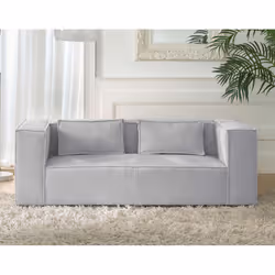 Best Mobilier Stella, Gris, Velours, Bois, Plastique, 1960 mm, 920 mm
