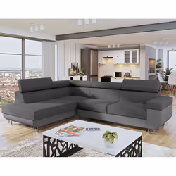 Best Mobilier Ulys, Noir, Tissu, Bois, Plastique, 3640 mm, 1600 mm