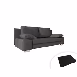 Best Mobilier Elio 3 siège(s) Noir, Gris - Vue supplémentaire 4
