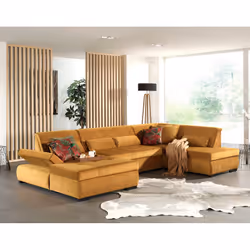 Best Mobilier Vermont, Vert, Velours, Bois, Plastique, 3350 mm, 1970 mm