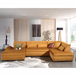 Best Mobilier Vermont Canapé d'angle 7 siège(s) Vert