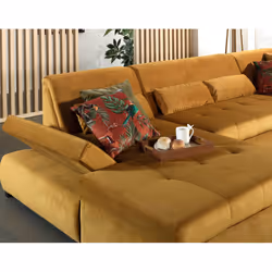 Best Mobilier Vermont Canapé d'angle 7 siège(s) Vert
