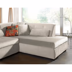 Best Mobilier Vermont Canapé d'angle 7 siège(s) Bleu - Vue supplémentaire 4