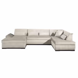 Best Mobilier Vermont Canapé d'angle 7 siège(s) Bleu - Vue supplémentaire 5