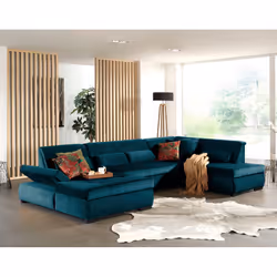 Best Mobilier Vermont, Beige, Velours, Bois, Plastique, 3350 mm, 1970 mm