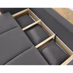 Best Mobilier Vermont Canapé d'angle 7 siège(s) Bleu - Vue supplémentaire 4