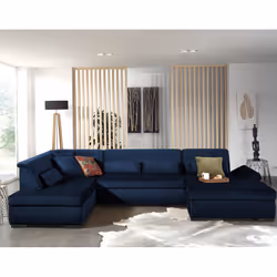 Best Mobilier Vermont Canapé d'angle 7 siège(s) Gris