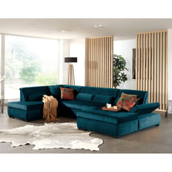 Best Mobilier Vermont Canapé d'angle 7 siège(s) Beige