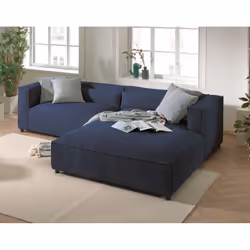 Best Mobilier Ela, Gris, Velours, Plastique, 2660 mm, 1900 mm, 650 mm