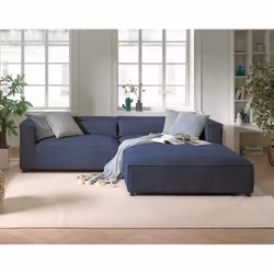 Best Mobilier Ela Canapé d'angle 4 siège(s) Gris