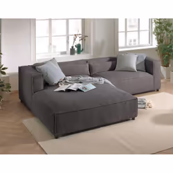 Best Mobilier Ela, Marron, Velours, Plastique, 2660 mm, 1900 mm, 650 mm