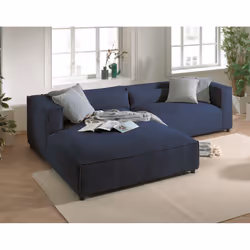 Best Mobilier Ela, Gris, Velours, Plastique, 2660 mm, 1900 mm, 650 mm