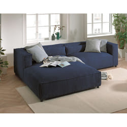 Best Mobilier Ela Canapé d'angle 4 siège(s) Gris