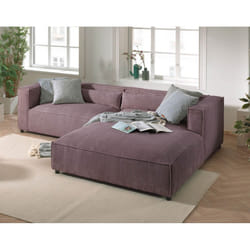 Best Mobilier Ela Canapé d'angle 4 siège(s) Bleu