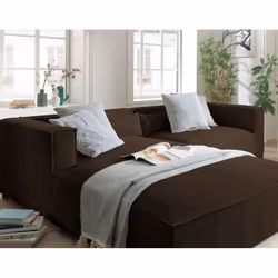 Best Mobilier Ela Canapé d'angle 4 siège(s) Rose