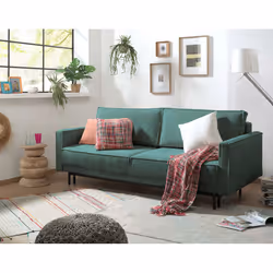 Best Mobilier Charlie, Gris, Velours, Plastique, 2130 mm, 980 mm, 900 mm