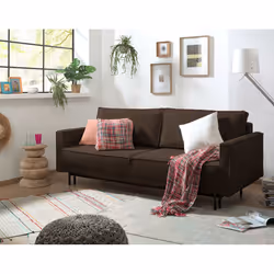 Best Mobilier Charlie, Rose, Velours, Plastique, 2130 mm, 980 mm, 900 mm
