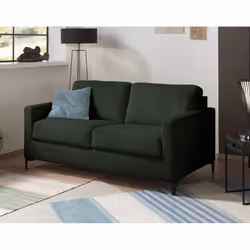 Best Mobilier Zelie Canapé d'angle 4 siège(s) Noir, Blanc