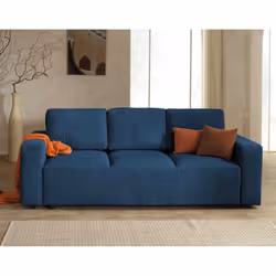 Best Mobilier Livy, Beige, Velours, Plastique, 2420 mm, 940 mm, 920 mm