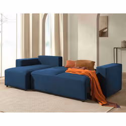 Best Mobilier Livy Canapé d'angle 4 siège(s) Beige