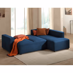 Best Mobilier Livy Canapé d'angle 5 siège(s) Beige