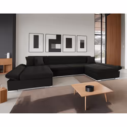 Best Mobilier Harvey, Beige, Gris, Tissu, Plastique, 2370 mm, 1390 mm, 840 mm