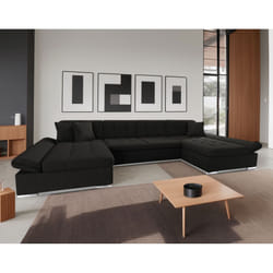 Best Mobilier Harvey Canapé d'angle 4 siège(s) Beige, Gris