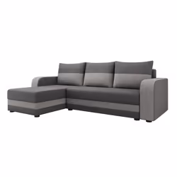 Best Mobilier Harvey Canapé d'angle 4 siège(s) Beige, Noir - Vue supplémentaire 4