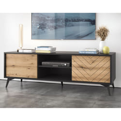 Best Mobilier Peter Support TV et centre de divertissement 2 étagères